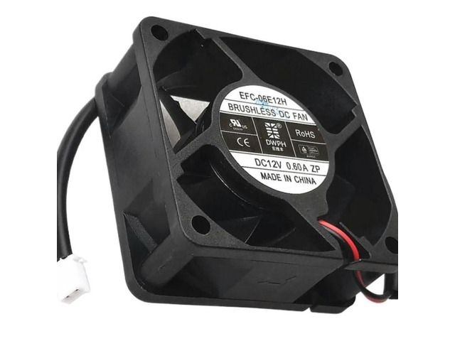 EFC-06E12H For DWPH 6025 60mm 6CM Fan 2-wire 2.5 Plug 12V 0.6A Cooling