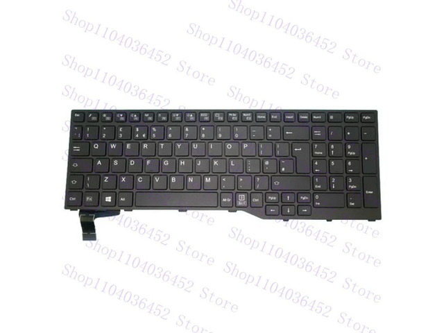 UK Keyboard For Fujitsu A3510 A3511 CP792471-01 FJM20B86GB3D85 Non-Backlit