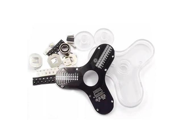 Electronic Diy Kit Fingertip Gyro LED Manufacture Kit Fun Welding Diy Kt RG550 Alleviate Fatigue Loosen Body And Mind