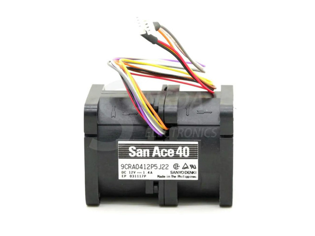 For Sanyo 9CRA0412P5J22 DC 12V 1.4A 4056 4CM 40mm 1U case server inverter axial cooling fans cooler
