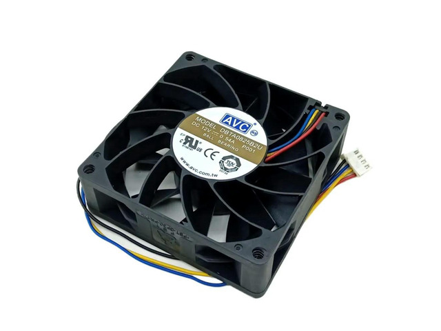 for AVC DBTA0825B2U 80mm 12V Server Case Fan with PWM Control, 4200 RPM Cooling and Temperature Regulation