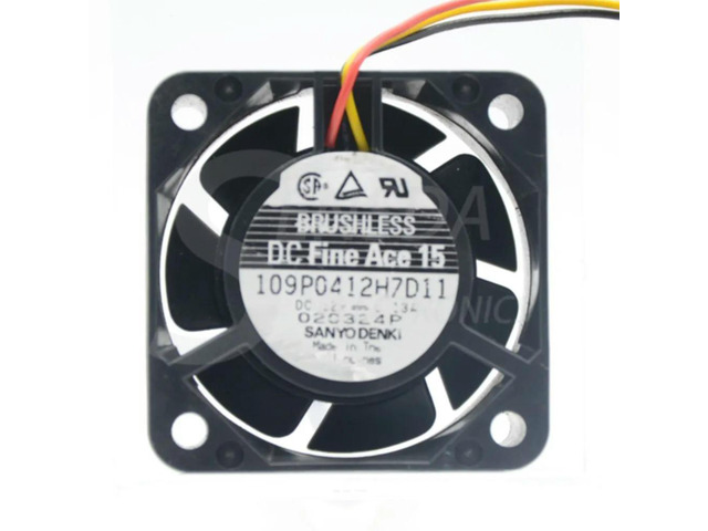 for Sanyo 109P0412H7D11 40x40x15mm 4015 DC 12V 0.13A Axial Cooling Fan TV Sets, Electronics, and Small Devices
