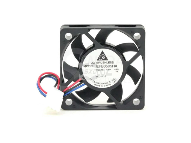 for Delta EFB0505HA 50mm 3.3V Cooling Fan, 0.25A 5010 Axial, High-Speed Fan Server, Inverter, Electronics