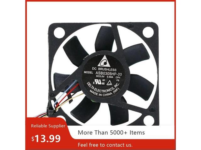 2PCS for Delta ASB0305HP-00 30mm 5V PWM Cooling Fan 3007, 9500 RPM for GPU, VRAM, Mini PC, Raspberry Pi, 3D Printer