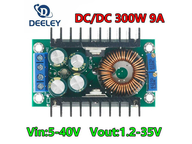 DC-DC 9A 300W 250W CC CV XL4016 Moule Constant Current Constant Voltage 5-40V To 1.2-35V Power Supply Module LED Driver
