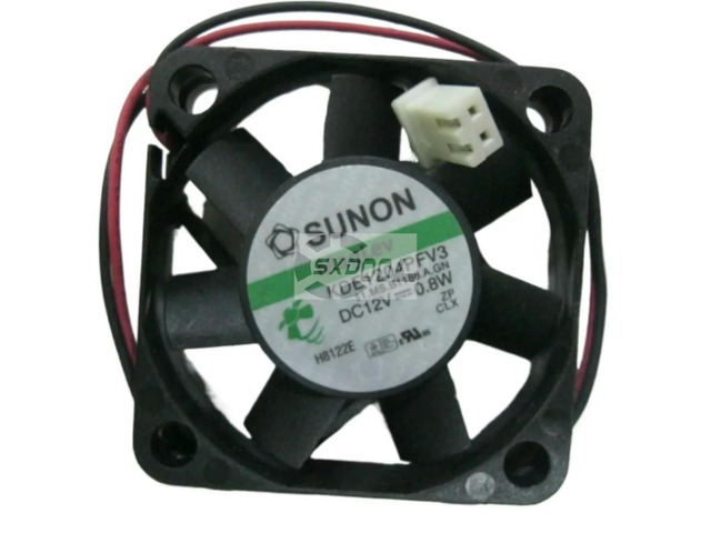 2pcs 40mm Fan for KDE1204PFV3 12V 0.8W Micro Cooling Fan, 3500RPM, 3.26CFM, Low Noise, Server & Inverter Use