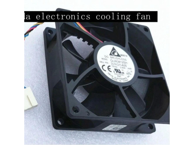 for Delta QUR0812SH 80mm X 25mm DC 12V 0.5A PWM Cooling Fan 800-4400 RPM Servers, Industrial & Telecom Applications