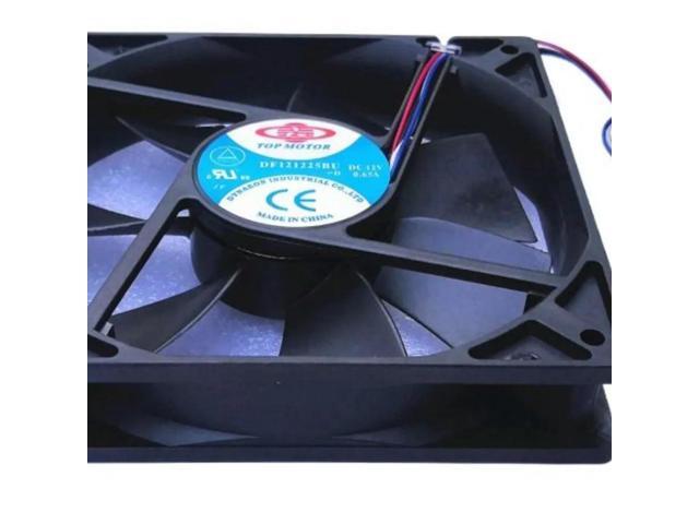 DF121225BU -D 12025 12cm Cooling Fan Dual Ball 4-Wire PWM fans 12cm 12V 0.65a 120X120X25mm