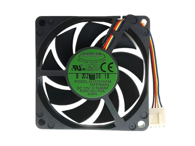 70mm 7015 Heatsink CPU Cooler Fan for EVERFLOW R127015SM 7015 7CM PWM Cooling Fan, 12V 0.15A Hydraulic Bearing Silent & Slim