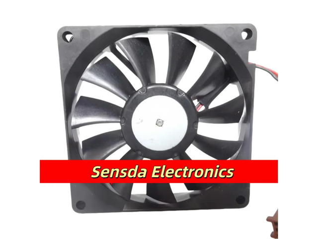 80mm 12V Cooling Fan for 3106KL-04W-B39 8015 x 15mm DC 0.16A 3-Wire Dual Ball Server & Inverter