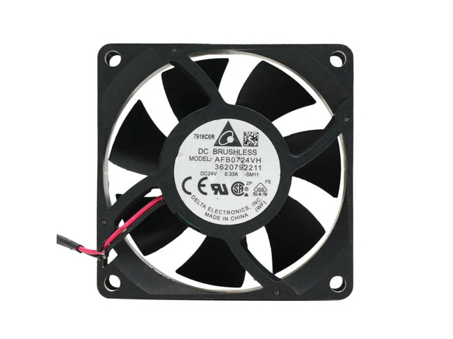 For Delta AFB0724VH 70x70x25mm 24V 0.33A Dual Ball Bearing Industrial Cooling Fan 5500RPM 52CFM Inverter Cooling