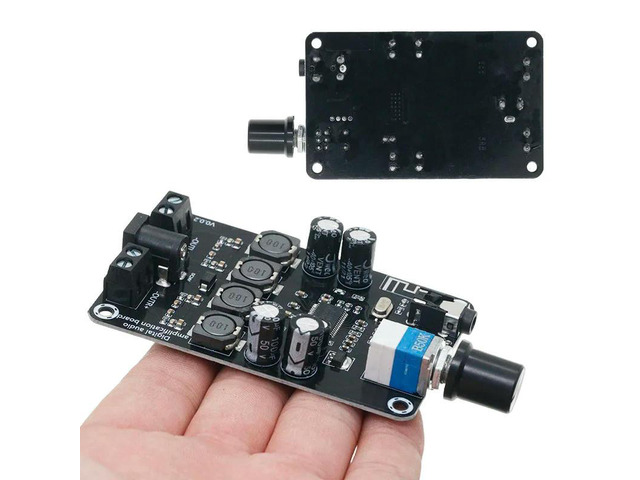 XH-A415 DC12-24V high-power adjustable audio amplifier board TPA3118D2 supports Bluetooth 5.0 high-definition 50W+50W