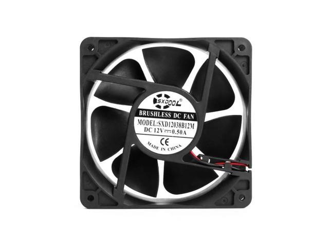SXD12038B12M-1 120mm 12V 0.50A 2800RPM 110CFM Axial Cooling Fan for Server, Inverter & Case