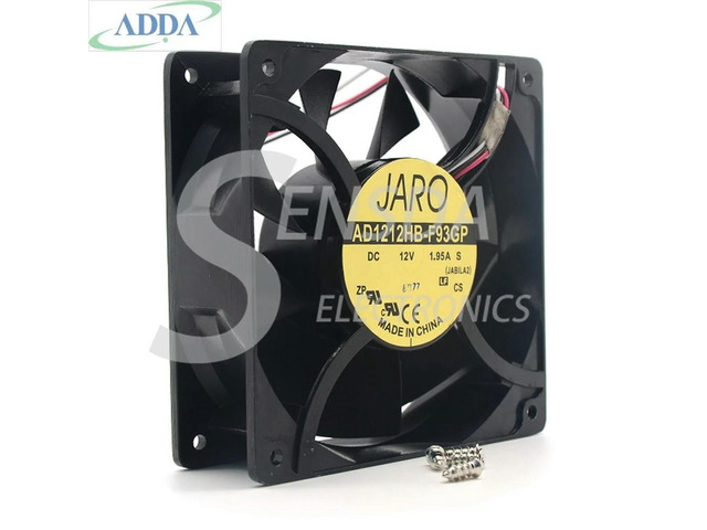 FOR ADDA AD1212HB-F93GP 120mm 38mm Case Fan 12V 1.95A 200CFM PC Cooling 3pin l 4 Screws Ball Bg