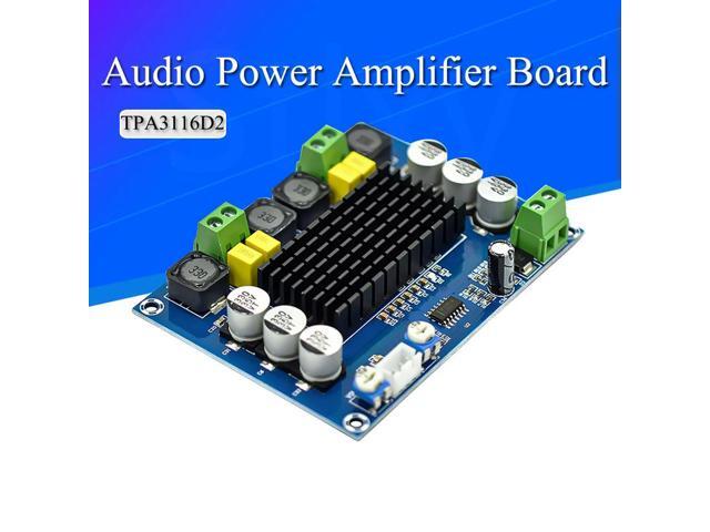 DC 12V 24V 120W*2 Dual Channel Stereo High Power Digital Audio Amplifier Board TPA3116D2 XH-M543 Subwoofer Audio Board Amplifier