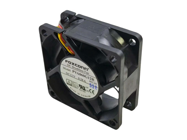 for PVA060G12R 60x60x25mm DC 12V 6025 Cooling Fan, 3-Wire for Power Supply, PC Case, Server, Electronics
