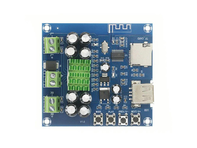 XH-M422 DC12-24V TPA3116D2 50W + 50W Bluetooth 4.0 Amplifier Board Module With Bluetooth U Disk TF Card Player C3-001