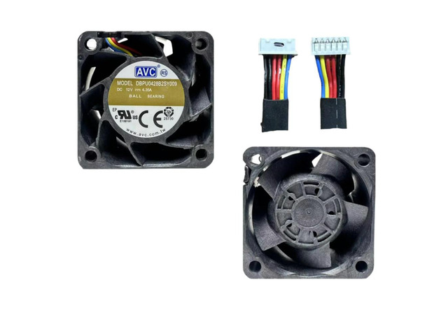 For AVC DBPU0428B2SY009 40mm Fan 12V 4.35A 40000RPM High-Performance Industrial Cooling Fan with PWM Control, 12cm Cable