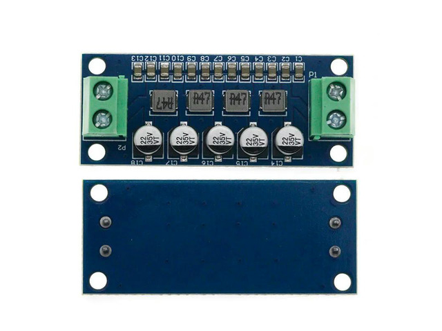 DC Power Filter Module 0-35V 0-5A Low-pass Filter Voltage Stabilizing Regulator Module Reducing Reduce Ripple