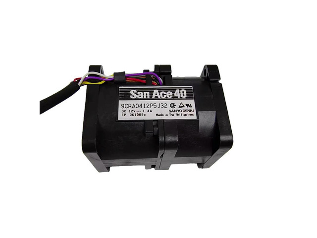 For SANYO 9CRB0412P5S201 40x40x56mm 12V DC 1.4A High Speed Blower Fan, 9CRA0412P5J32, 4056 Industrial Cooling Fan, 16.8W High Ai