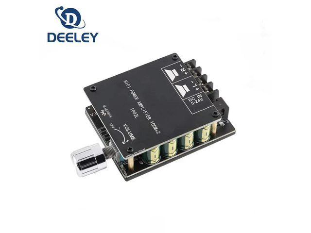 ZK-1002L 100WX2 Mini Bluetooth 5.0 Audio Power Digital Amplifier Board Stereo Amp DC 12V 24V