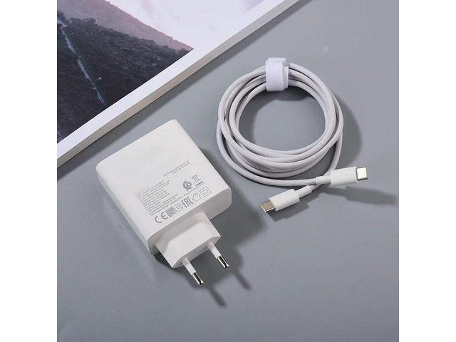 for 65W EU Charge Super Fast PD Power Adapter 1.8M Dual USB C Cable For Matebook 16 15 14 X E Pro D15 D14 D13 Laptop