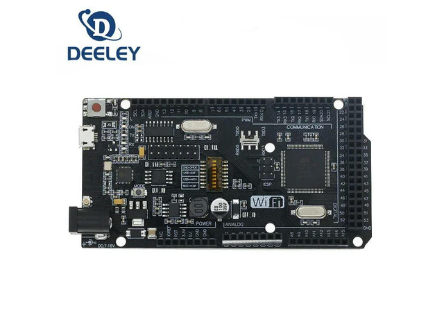 Mega2560 + R3 ATmega2560+ESP8266 32Mb memory USB-TTL CH340G. Compatible for Mega NodeMCU For WeMos ESP8266