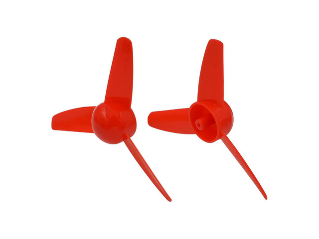Color three-leaf paddle 80mm model making technology model materials air paddle power accessories 2mm hole