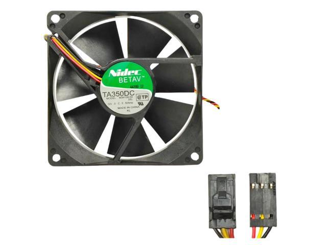 9225 12V 0.5A 92mm Cooling Fan 3700 RPM High-Airflow Ball Bearing Blower 3-Pin for 3D Printer/PC Case/Server