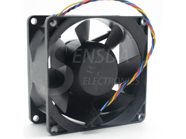 80mm High Speed Fan for PVA080K12H-P01 80x80x38mm Strong Air Flow Server Inverter Axial Cooling