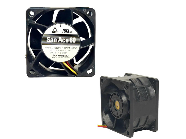For Sanyo 9GV0612P1H051 60x60x38mm 12V 2A 4-Wire PWM Cooling Fan High Airflow 6cm Server Industrial Axial Fan