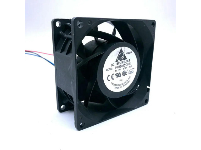 for delta PFB0812DHE -F00 12V 3.3A 8CM high speed automotive supercharger conversion fan violence 80 * 80 * 38mm