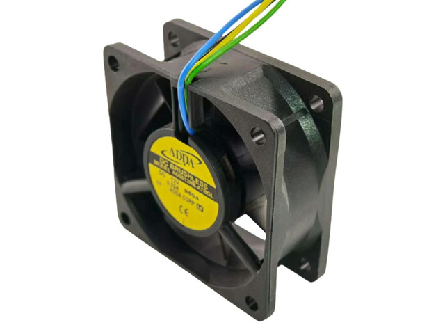 for ADDA AD0612HB-A7BGL DC 12V 0.23A 60x60x25mm Dual Ball Bearing Cooling Fan 6025 4500RPM 23.2CFM 4-Wire PWM Fan