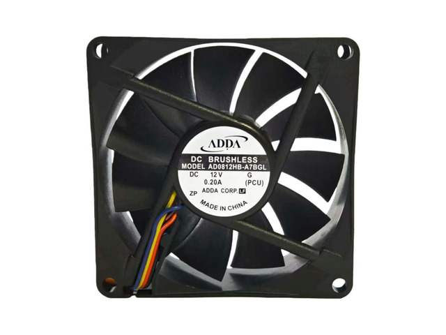for ADDA AD0812HB-A7BGL 80mm 12V 4-Wire PWM Ball Bearing Cooling Fan 8025 3000RPM 40CFM Industrial Fan