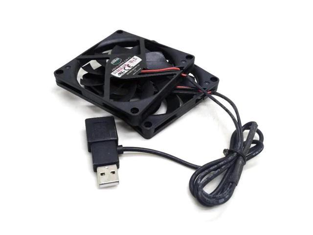 2pcs/pair 5v Fan Slim USB Fan 80mm*10mm DC5V A8010-20RA-2JN-F1 5V 0.25A 8010 8CM Ultra-thin Silence Cooling Fan