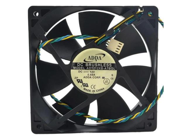 AD1212XB-A7BGL For ADDA 12V 0.65A 12CM 120mm 12025 4-wire PWN Temperature Control cooling Fan