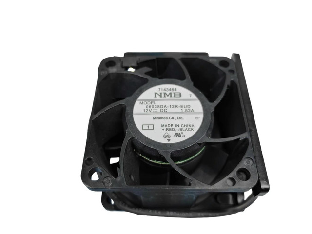 For 06038DA-12R-EUD 60x60x38mm DC 12V 1.52A 4-Wire PWM High Speed Dual Ball Bearing Industrial Cooling Fan 15000RPM