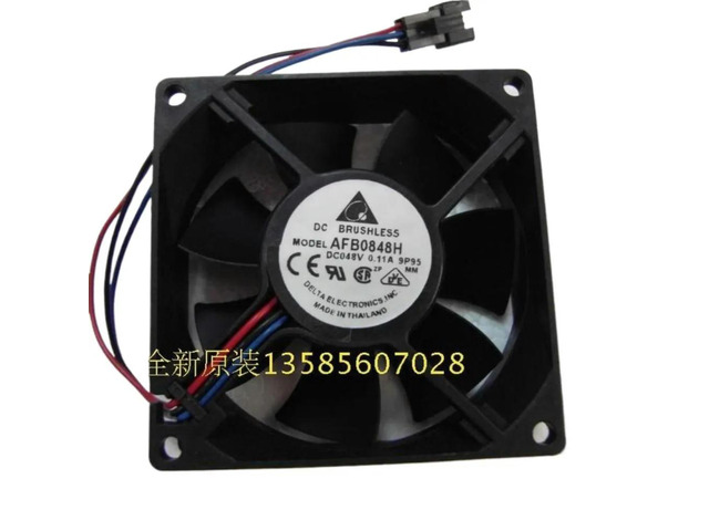 80mm DC 48V Axial Fan for Delta AFB0848H 8025 0.11A Blower - High Airflow 80x80x25mm Cooling Systems