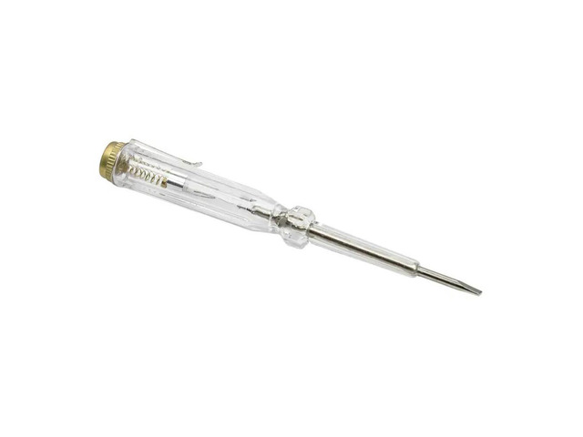 Test pen flat head screwdriver contact tape clip test pen electrical pen household test pen