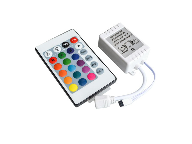 Mini 3 /24 / 44 Key IR RF USB RGB Remote LED Controller Dimmer Dynamic Mode Infrared For RGB 3528 5050 LED Strip Lights