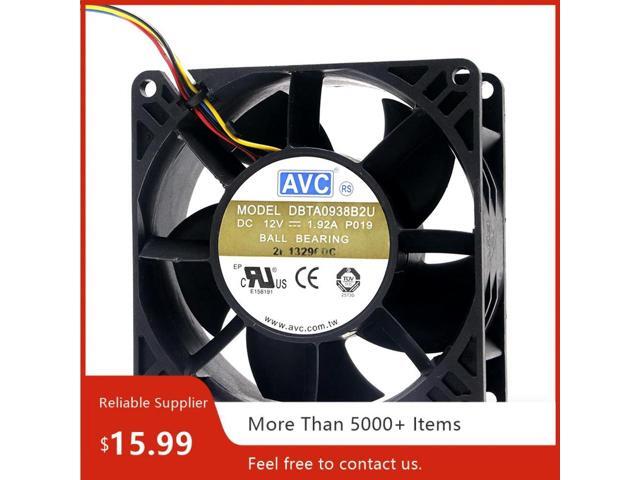 DBTA0938B2U 92mm 90mm Axial Fan for AVC 9038 12V 1.92A High Speed Server Fan 90x90x38mm PWM 4-Wire