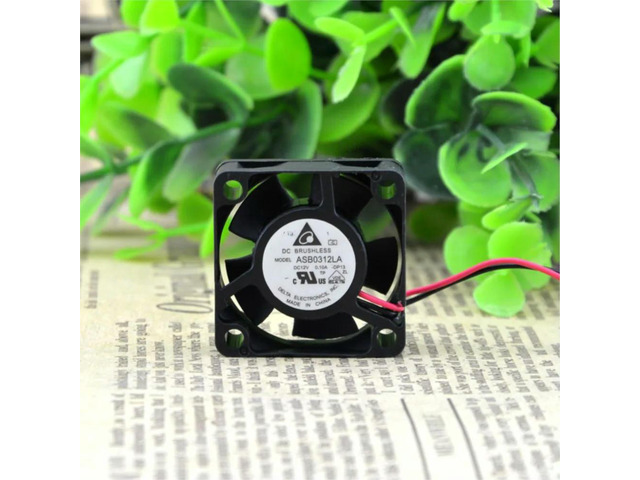2pcs 30mm 3cm Fan for Delta ASB0312HA 12V 0.12A 3-Pin Axial Cooling with Hydraulic Bearing