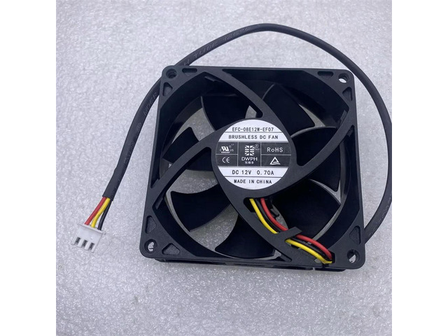 Server Inverter, Power Supppy Fan, 80mm x 25mm, EFC-08E12W-EF07