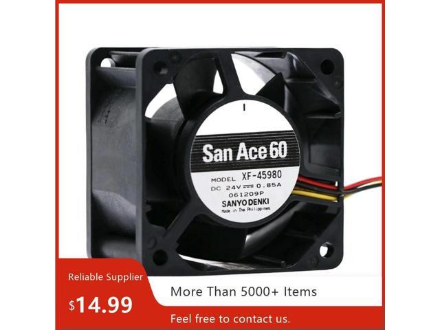 6cm High Speed Fan for Sanyo XF-45980 60mm X 38mm DC 24V 0.85A 8000RPM PWM Cooling Fan for Server & Inverter Ventilation