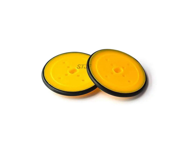 10pcs 410 rubber wheels robot tires TT motor robot ligent car platform car electronic design toys
