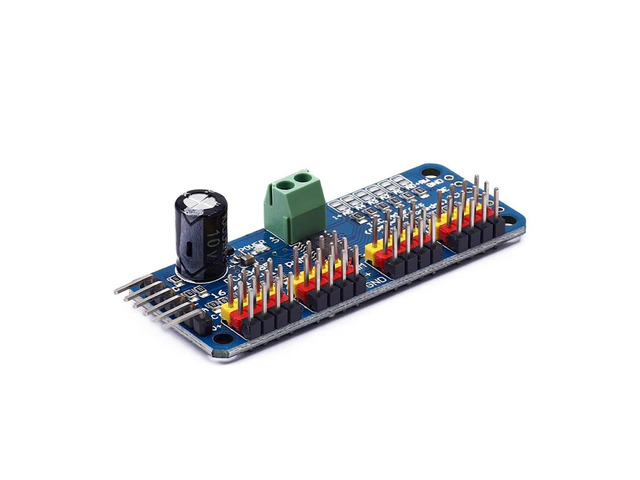 PCA9685 16 Channel 12 bit PWM Servo Motor Driver I2C IIC Module for MG90S SG90 MG995