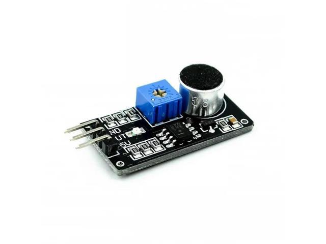 Elecrow Sound Sensor Module 3 pin Voice Sound Detection Sensor Amplifier LM393 Electret Electronics DIY Microphone Kit