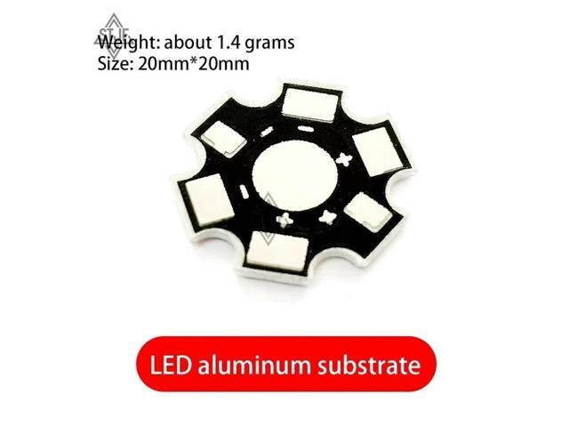 SJTF 10PCS 1W/3W/5W LED Plum Cooling Plate/Aluminum Substrate
