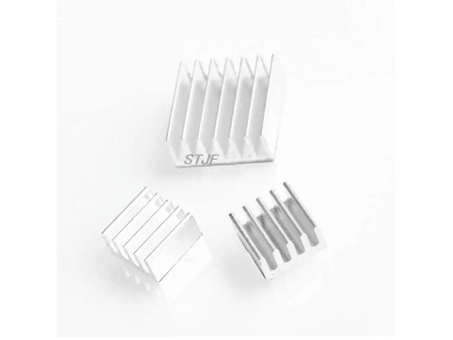 3pcs + Adhesive Raspberry Pi 3 Heatsink Cooler Pure Aluminum Heat Sink Set Kit Radiator For Cooling Raspberry Pi 2 B