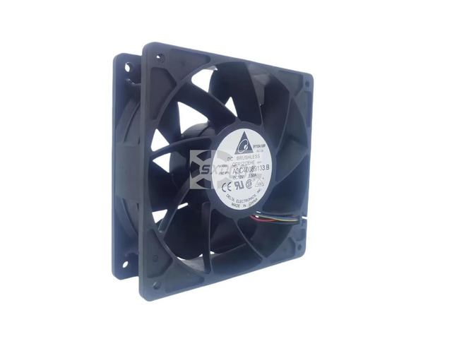 120mm 12cm 4000RPM High-Speed Cooling Fan for Delta QFR1212EHE 12V 1.5A 4-Pin PWM High Airflow Fan, 120x120x38mm